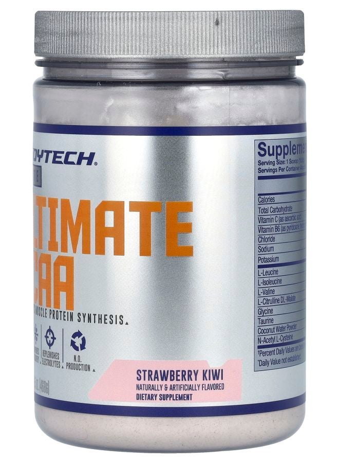 BODYTECH Elite Ultimate BCAA Strawberry Kiwi 16.5 oz (468 g) - Image 2