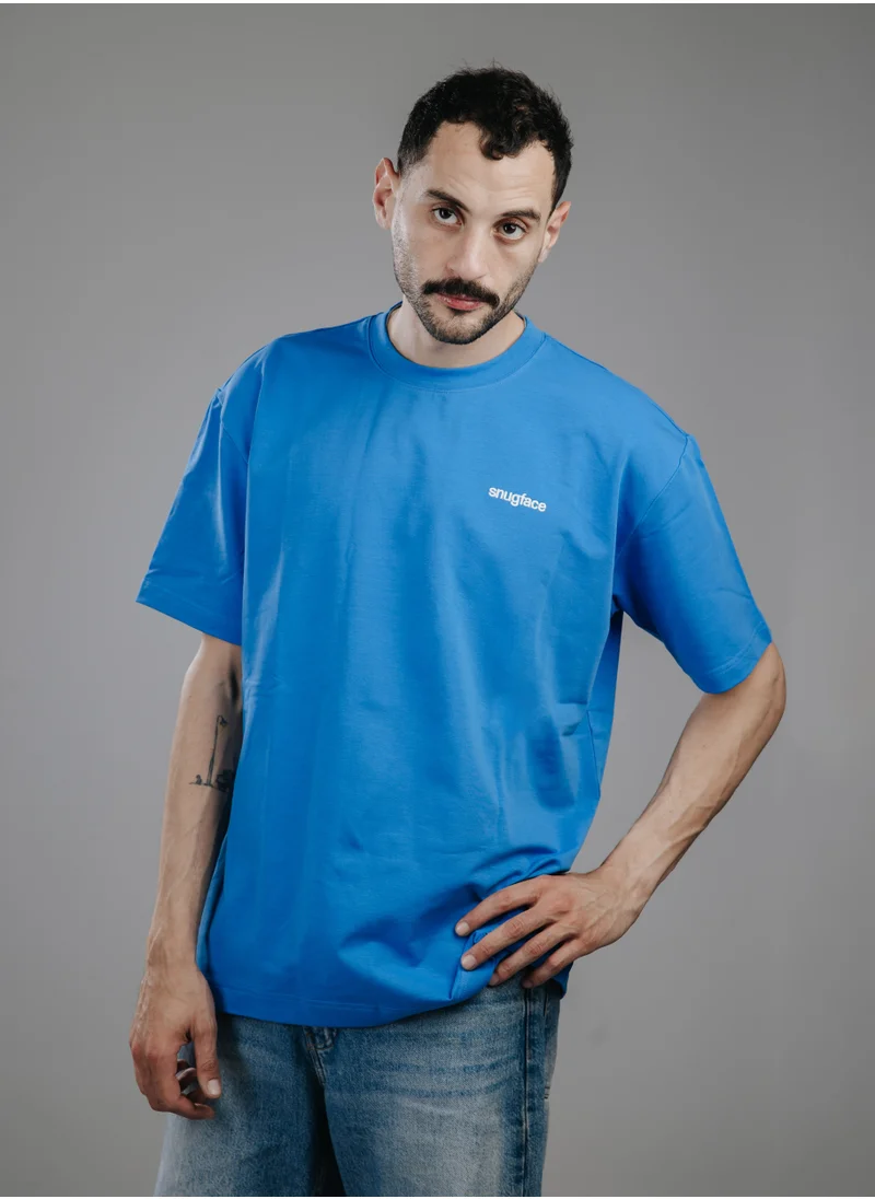 سناج فيس Snugface The Strap Oversized Tshirts, Blue, SF15-5BLU-M
