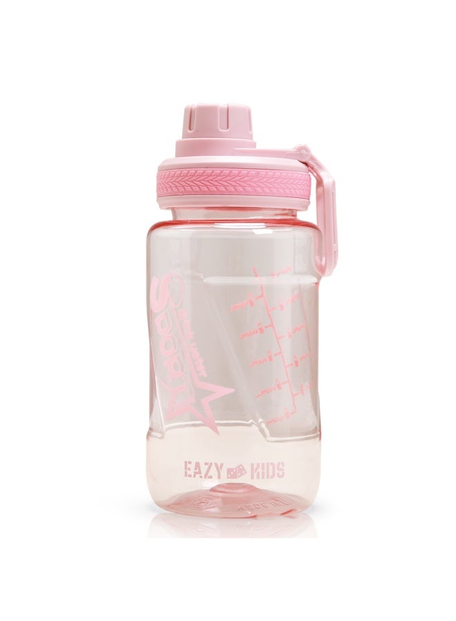 Nova Kids 3 Compartment Bento Lunch Box w/ Water Bottle, Spoon & Fork Set and Stainless Steel Jar - Unicorn Pink - Image 3