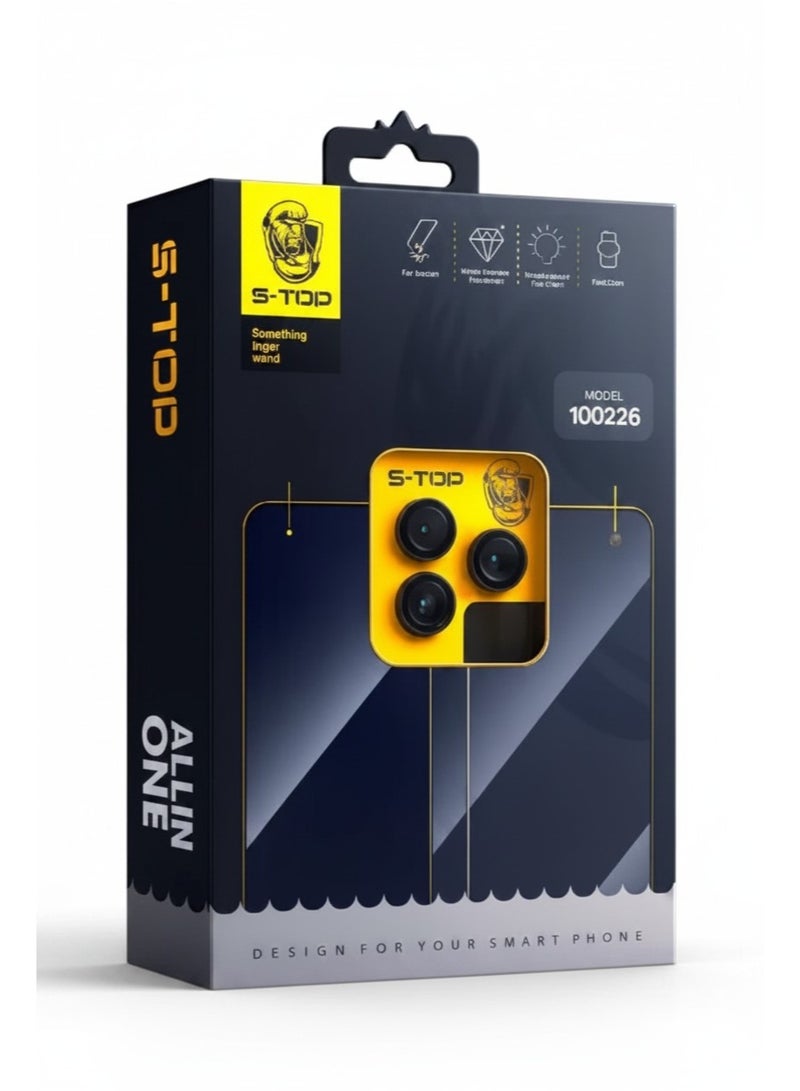 S-TOP Protection package for the iPhone 15 Pro Max. A package with a new look and complete protection for your phone with a case that supports wireless charging MageSafe. - Image 1