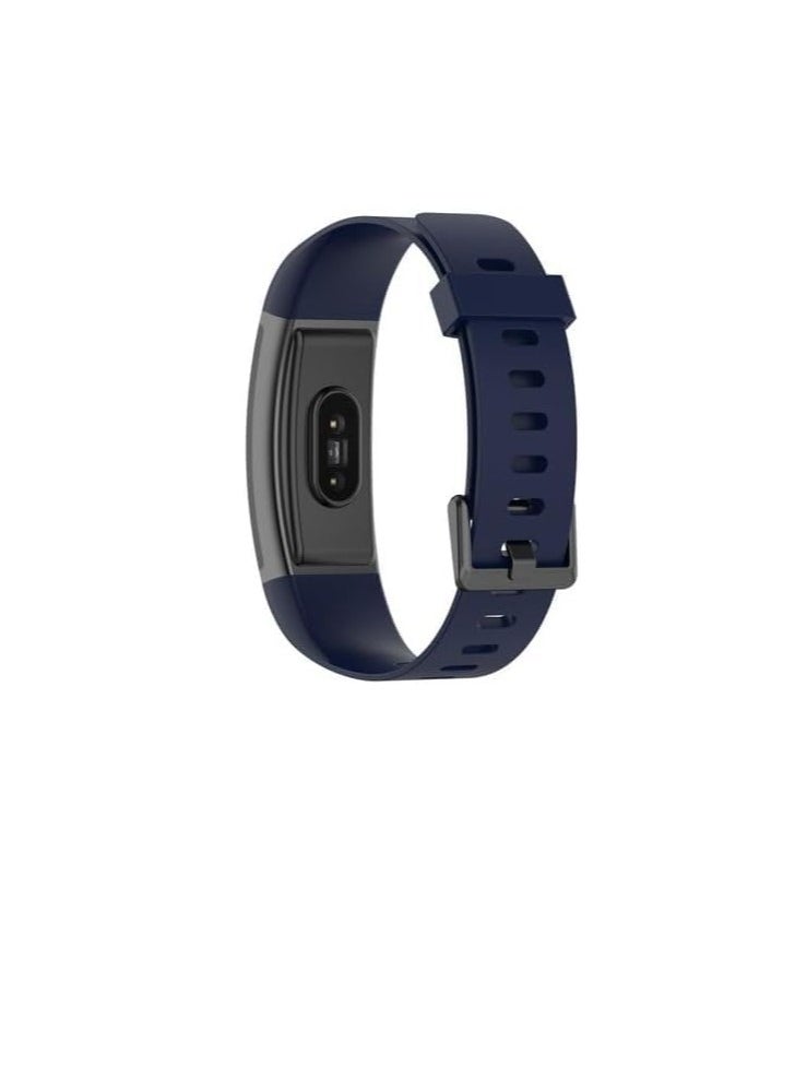 Generic Compatible for Realme Smart Band (RMA183) 2022 Replacement Band Strap | Silicone Sport Belt Buckle Wristband Watch Strap Compatible for Realme Smart Band 1  - Image 1