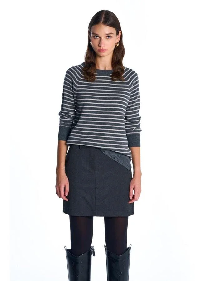 Sherin Anthracite Mini Skirt