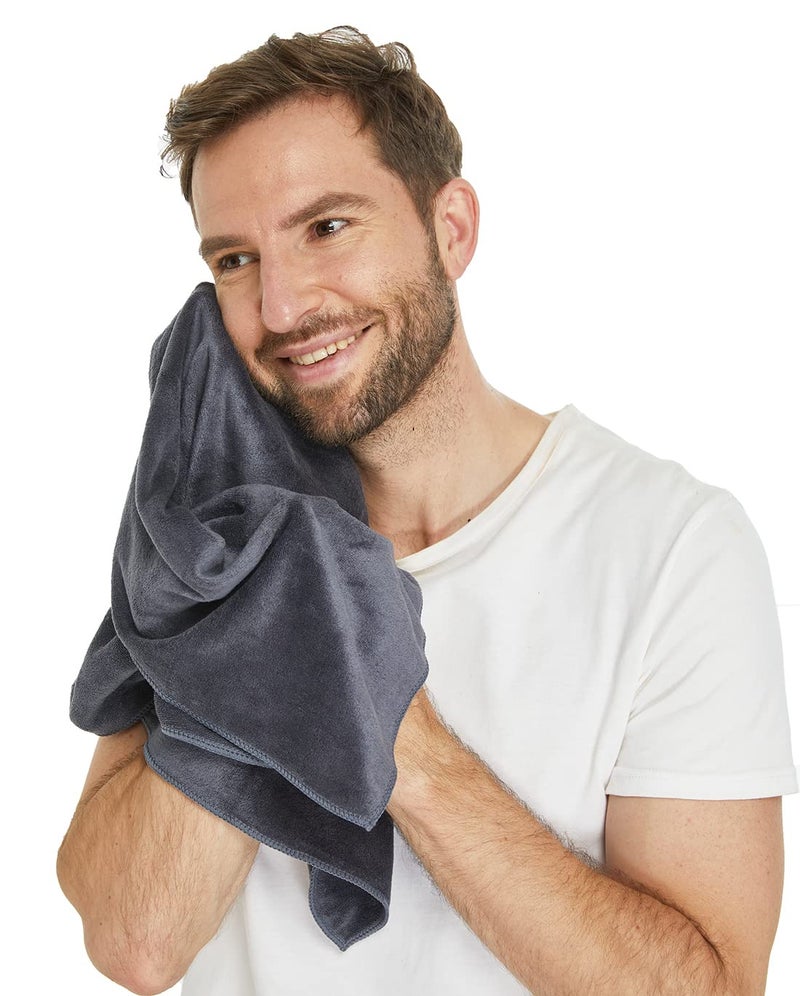 HOPESHINE HOPESHIN Gyms Yoga Towels - Absorbent Microfiber Workout Towels for Men & Women, Soft, Fast Drying 3 Pack, 16x32 Inch - Image 4