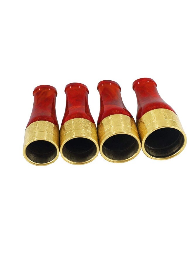 LUBINSKI Cigar Mouthpiece Set for Men & Women – Portable 4 Size Cigar Holder with Gift Box, red - Image 5