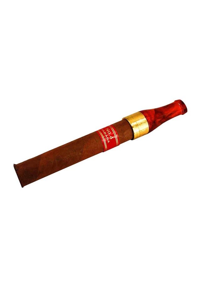 LUBINSKI Cigar Mouthpiece Set for Men & Women – Portable 4 Size Cigar Holder with Gift Box, red - Image 4