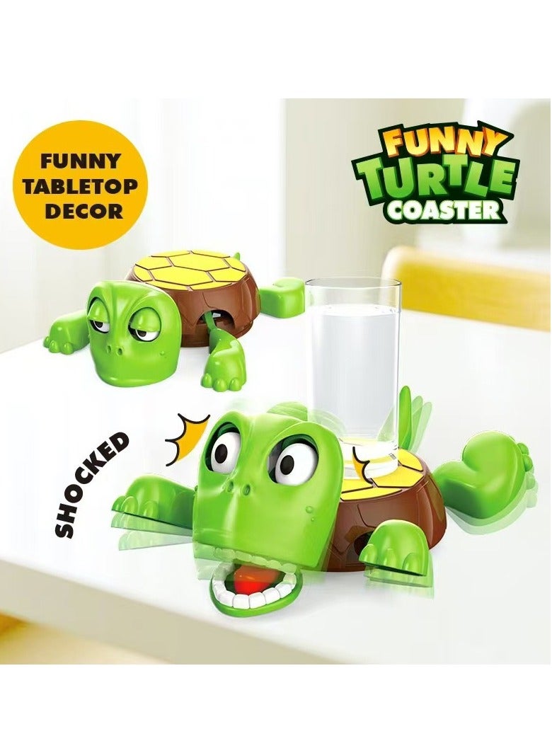 Tortoise Coaster Creative Funny Desktop Ornaments Turtle Pressing Staring Cute Funny Decompression Toy  - Image 4