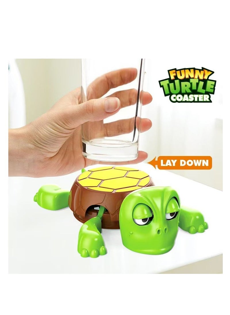 Tortoise Coaster Creative Funny Desktop Ornaments Turtle Pressing Staring Cute Funny Decompression Toy  - Image 2