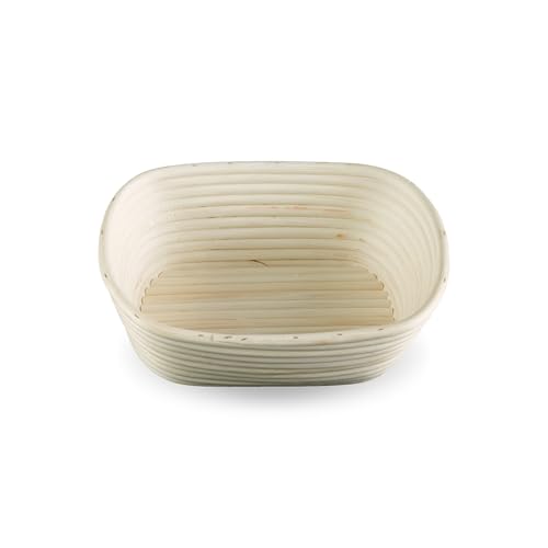 Frieling Proofing Basket, Brotform Bread Rising Banneton and Serving Basket, Oval, 11-Inch 10-Inch by 7-Inch - Image 1