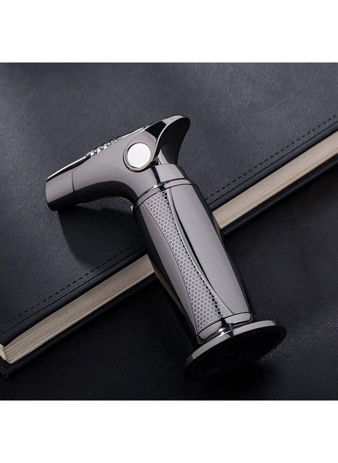 ALSAQER Alsaqer-Jobon Jet Flame Windproof Butane Gas Lighter-Bakhoor Charcoal Lighter-Jobon Torch Lighter-BBQ Lighter (Gas not Included)-(Black)  - Image 1