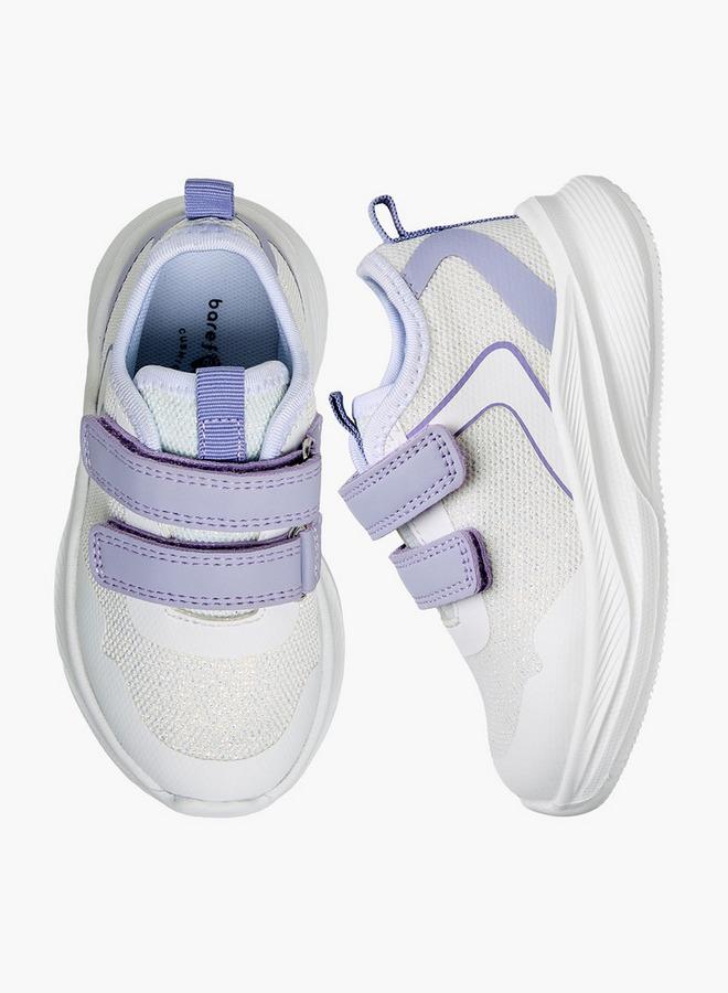 Barefeet Girls Hook And Loop Ankle Sneakers - Image 1