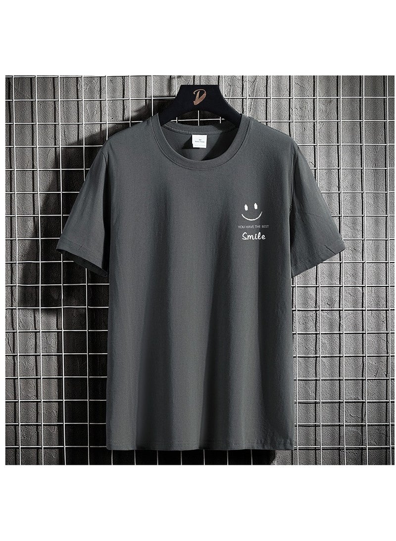 Summer Fashion Minimalist Style Casual Men's Short Sleeves  - Image 1