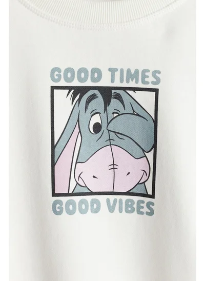 اتش اند ام Print-motif sweatshirt