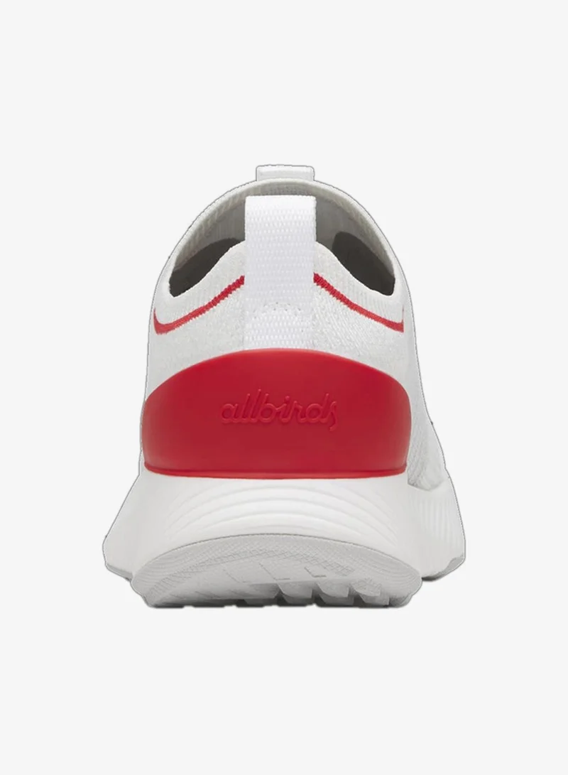 Allbirds Men's Tree Gliders - Blizzard/Bold Red (Blizzard Sole)  Sneakers