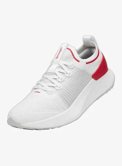 Allbirds Men's Tree Gliders - Blizzard/Bold Red (Blizzard Sole)  Sneakers