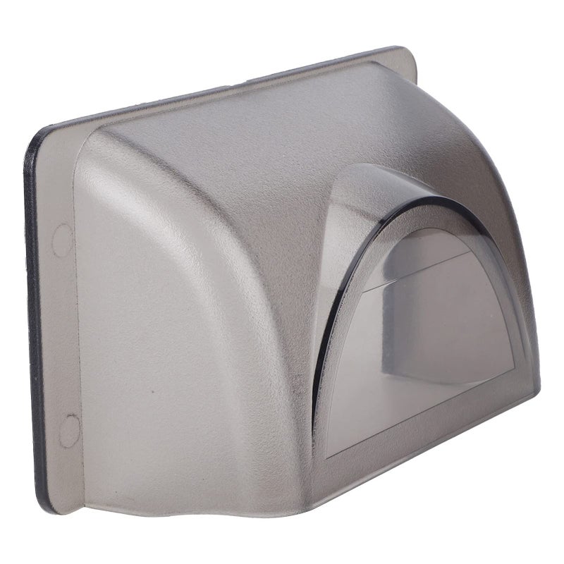 Gray PV Plastic Rain Cover 7.4x4.5x3.0in for Outdoor Doorbell Intercom - Image 2