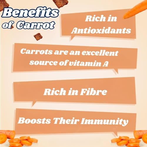 WiggleBoo Chicken & Carrot Hamster Treat | Protein Rich | Healthy Crunchy Food Snack | 45g - Image 3