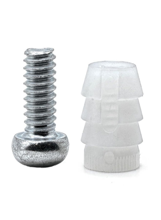 ReplacementScrews براغي بديلة، غلاف بلاستيكي وبرغي متوافق مع قطع غيار ايكيا رقم 102267 و105163 (عبوة من 8 قطع) - Image 4