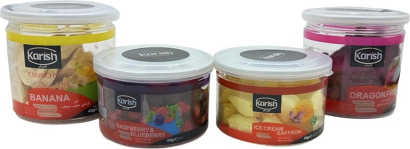Karish Crunchy Bites Freeze Dried Fruits | Frozen Fruits | Great Go-To Snack (45 g, Banana) - Image 2