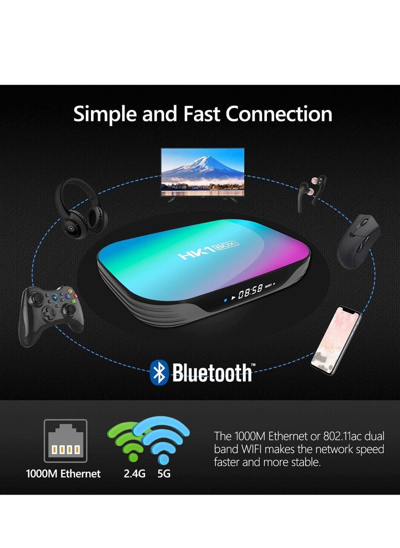 JAJEEK - "HK1 RBOX Android 9.0 TV Box – 4GB RAM, 128GB ROM, S905X3 Quad-Core Processor, 2.4G Wi-Fi, 100/1000M Ethernet, Supports H.265/3D/8K Ultra HD, BT 5.0, HDMI 2.0 – Smart Streaming TV Box for Ultimate Entertainment" - Image 1