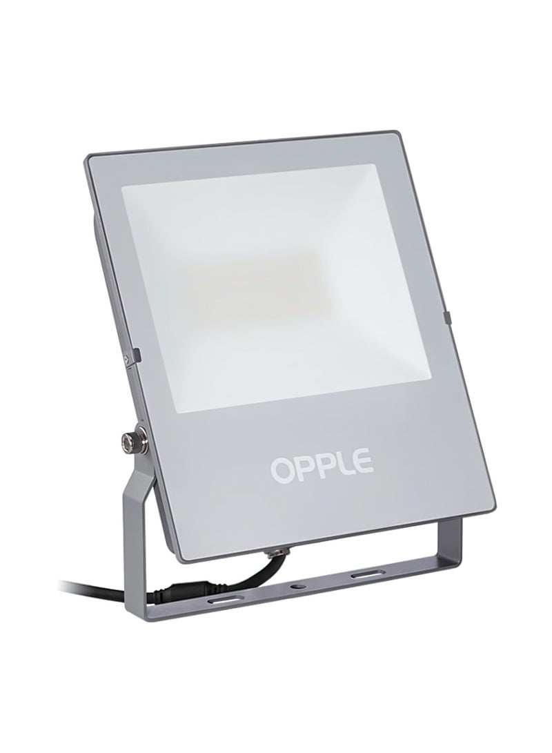 OPPLE LED Flood Light - Outdoor 50W Waterproof Security Light with Remote & Dusk to Dawn Sensor - Cool White Aluminum Wall Mount for Garden Garage Yard - Energy Saving 30000H - Image 1