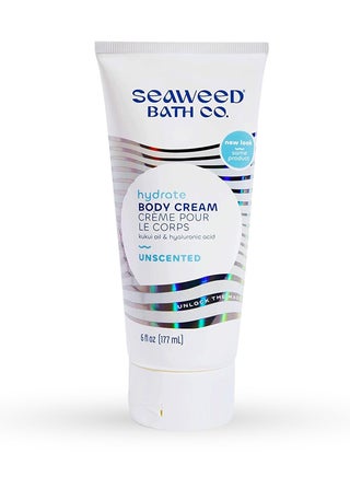 Seaweed Bath Co. Hydrate Body Cream, Unscented, 6 Ounce, Nourishing Hand & Body Lotion Moisturizer for Dry Skin, with Sustainably Harvested Seaweed, Kukui Oil, Hyaluronic Acid, Shea Butter - pzsku/Z87CB758D1AAF81FC1F65Z/45/_/1737916886/3b4d2d25-1527-4c98-b42d-15ea7c2f0a82