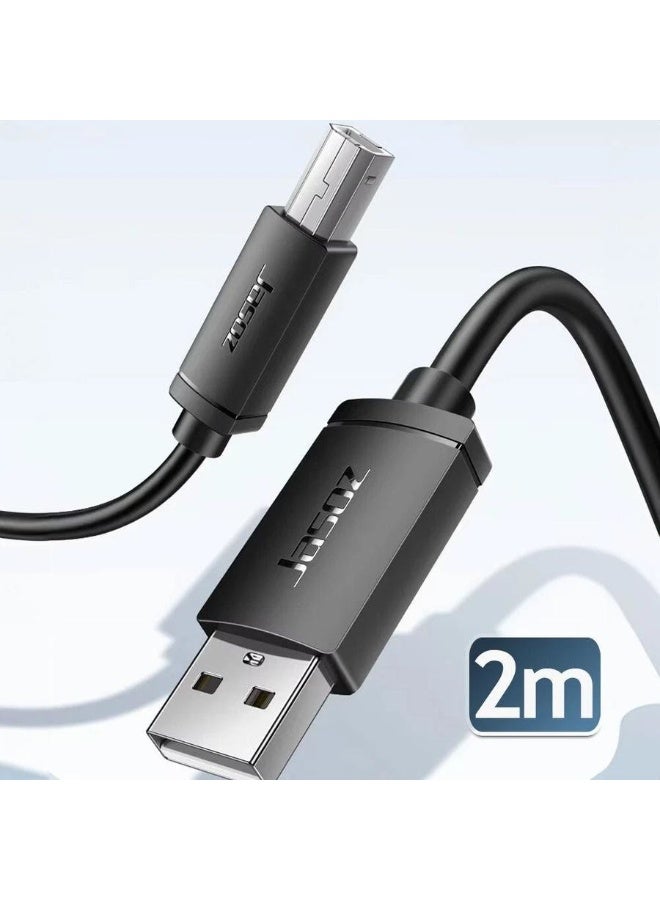 JASOZ D113 USB 3.0 Printer Cable 2M, USB-A Male to USB-B Male High Speed Cable, 5Gbps Data Transfer Cable for Printer, Scanner, PC, Laptop and USB Devices - Image 4