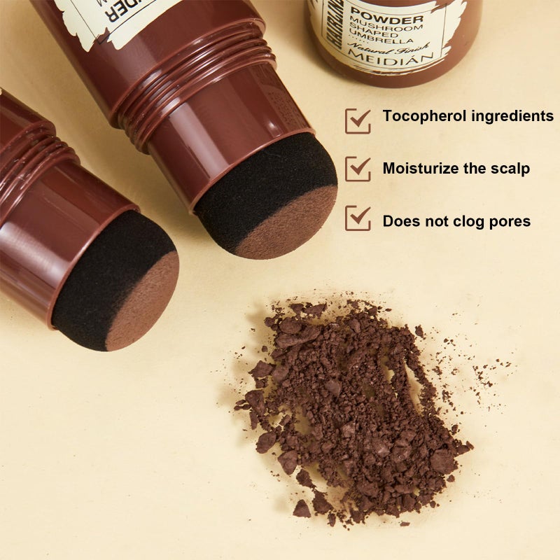 Rosarden عصا مسحوق الشعر - تخفي تساقط الشعر، لمسة جذر مقاومة للماء للشعر الرقيق، بقع صلع للنساء والرجال (بني) - Image 4