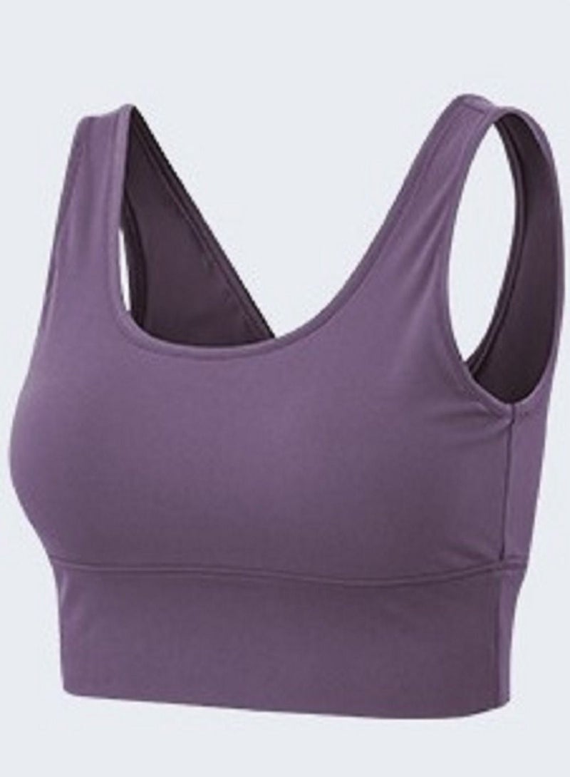 Loquat New  nylon shock gathering running bra yoga vest  - Image 1