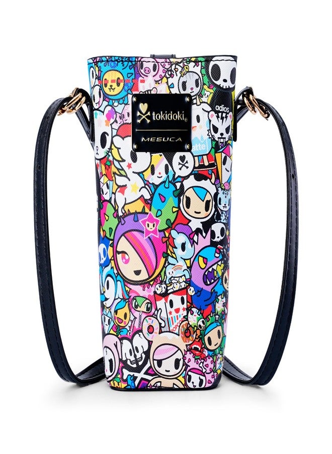 MESUCA Tokidoki PU Leather Crossbody Purse, Unicorno Button Cell Phone Bag for Women Mini Shoulder Purse Wallet Smart Phone Pocket with Credit Card (Color) - Image 1