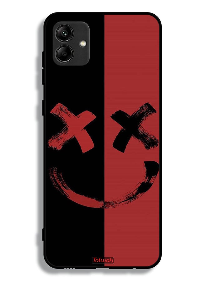 Tolwak Samsung Galaxy M04 Protective Case Cover Marshmallow Art Pattern - Image 1