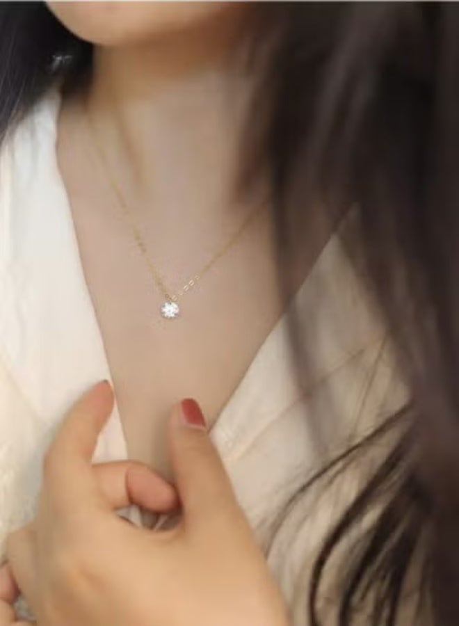 يوكا  قلادة زركونيا مكعبة زخرفة بسيطة ومميزة - Image 4