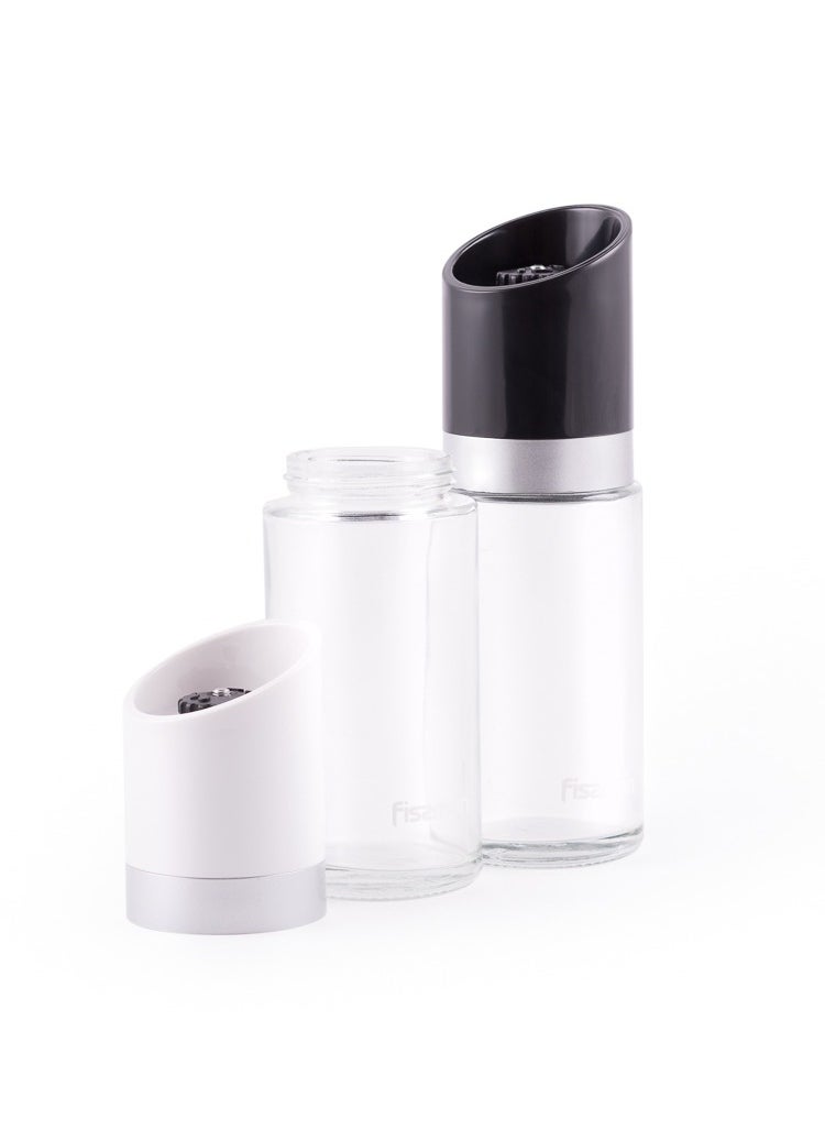 Fissman Salt And Pepper Mill 170ml, Manual Shaker with Adjustable Degree, Grinding with Stainless Steel Lid  - Image 4