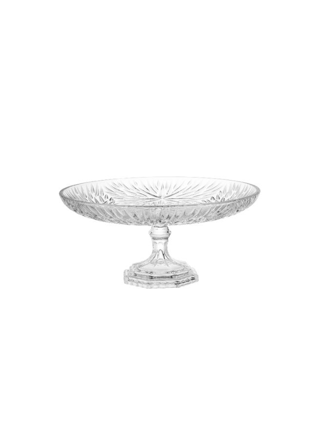 Elegant Luxury Crystal Serving Plate on Stand – 21 cm Elegant Design to Elevate Your Table ✨ - Image 5