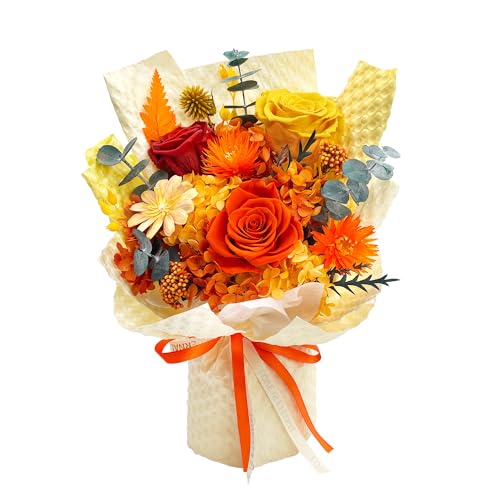 QOEAZY Mothers Day Gifts, Flowers for Delivery, Preserved Flowers Bouquet, Birthday Gifts for Women Mom Grandma Wife Girlfriend Her - Image 1