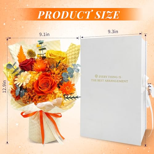 QOEAZY Mothers Day Gifts, Flowers for Delivery, Preserved Flowers Bouquet, Birthday Gifts for Women Mom Grandma Wife Girlfriend Her - Image 4