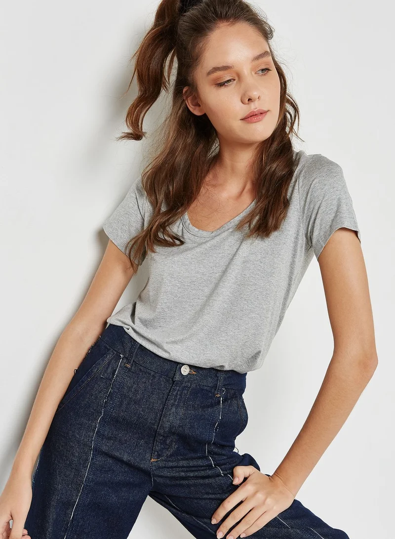Ginger Basics 2 Pack Essential Crew Neck T-Shirt