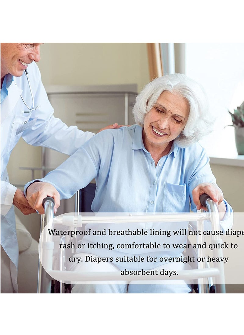 Generic - Adult Diaper Washable pants for the elderly Reusable Anti leak Period Ultra Briefs Incontinence Pant Underwear Cover Pull Up Plastic Pants - Image 1