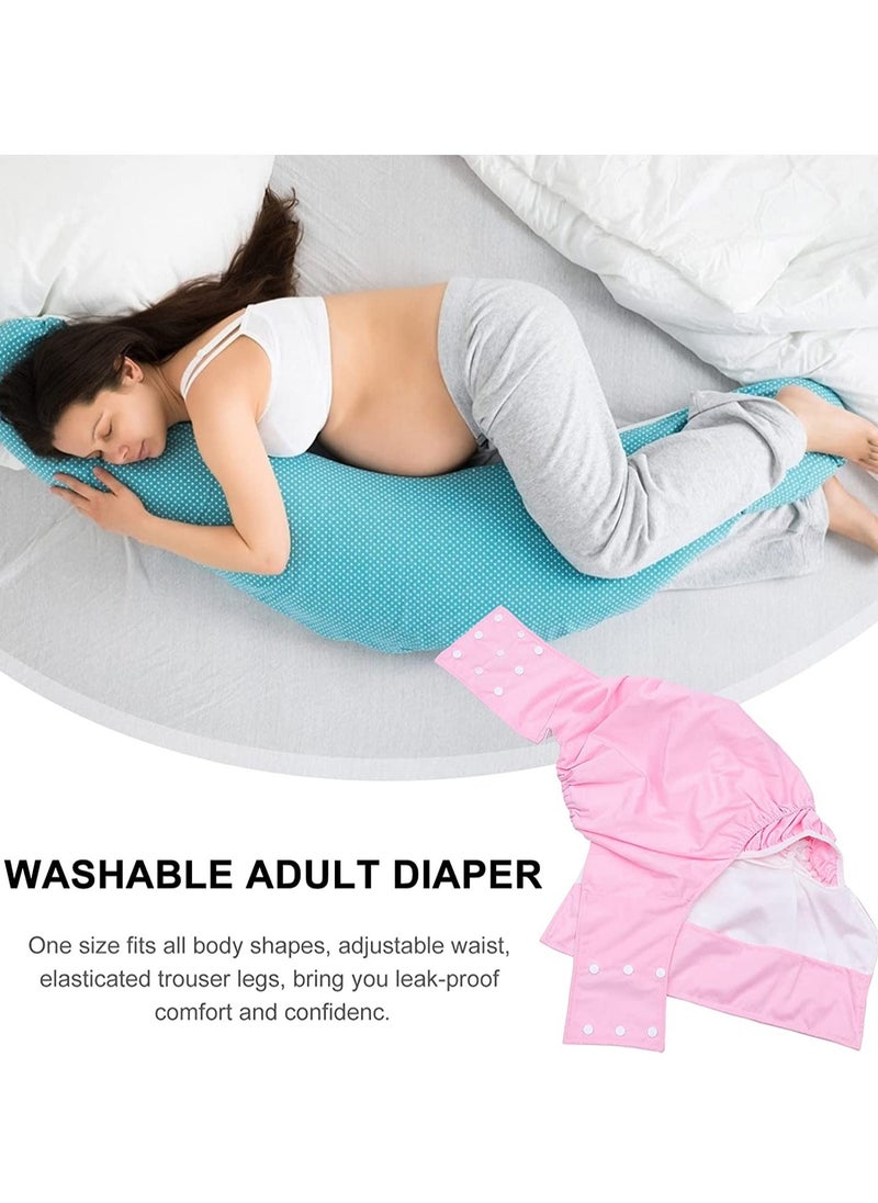 Generic - Adult Diaper Washable pants for the elderly Reusable Anti leak Period Ultra Briefs Incontinence Pant Underwear Cover Pull Up Plastic Pants - Image 1
