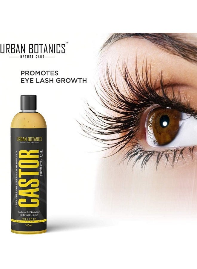 UrbanBotanics® Cold Pressed Castor Oil for Hair Growth, Skin Care, Moisturising Dry Skin, Nails, Eyelash - Virgin Grade - 100ml - pzsku/Z87CBE2D471145E345940Z/45/_/1737721428/91205397-afbc-4ccb-aa7b-33595c900a4c