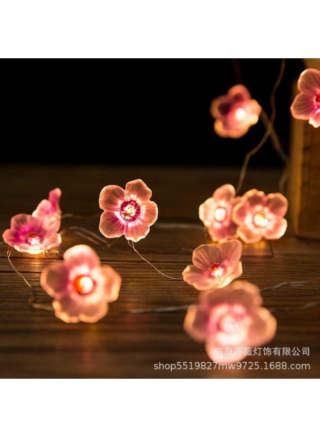 HPMY Led Cherry Blossom String Lights Bulbs Decorative Fairy Lamp for Garden Lawn Patio Wedding Party Relaxing Atmosphere Home Outdoor Use - Image 3