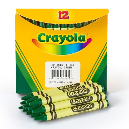 Crayola Crayons in Green, Bulk Crayons, 12 Count - Image 2