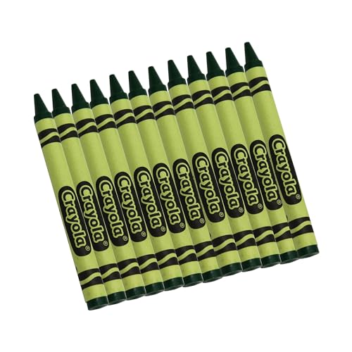 Crayola Crayons in Green, Bulk Crayons, 12 Count - Image 1