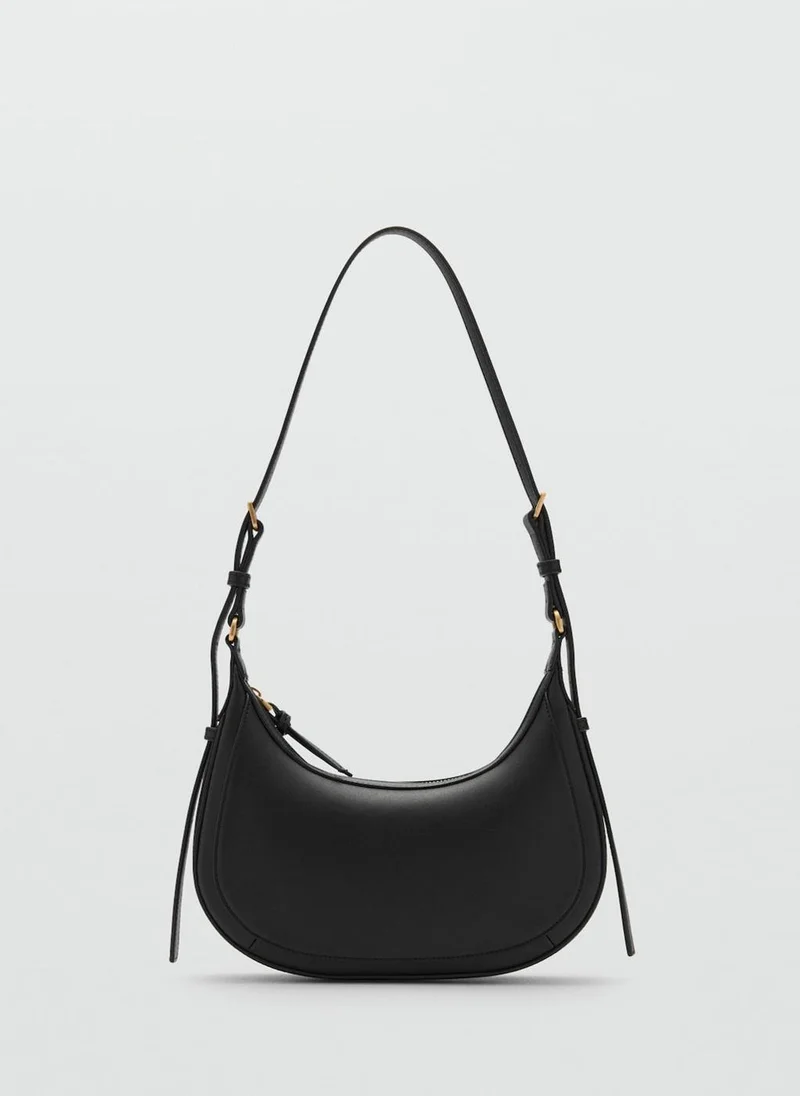 MANGO Oval Shoulder Bag