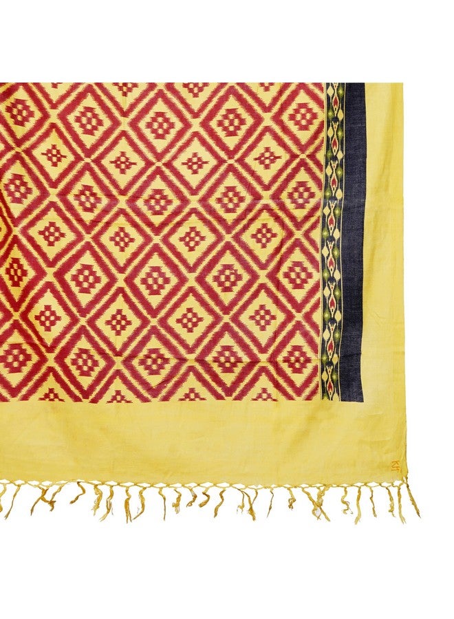 iinfinize Traditional Printed Duptta Floral Print Women Dupatta 84x48 Inch Cotton Silk Stylish Stole For Women Girl Bhagalpuri Dupatta Cotton - Image 3