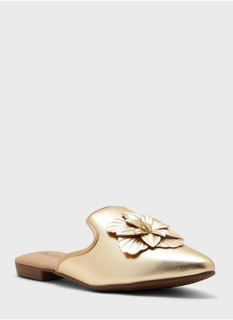 Beira Rio Madeleine Pointed Flat Slip Ons  - Image 1