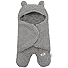 BlueSnail Newborn Receiving Blanket Baby Sleeping Wrap Swaddle03M 813lbsLight Gray - Image 2