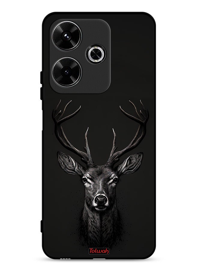 Tolwak Xiaomi Redmi 13 4G Protective Case Cover Deer Digital Art - Image 1