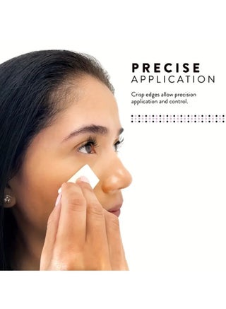 24 Count Makeup Sponge Mini Applicator Wedges for Foundation Blush Eye shadow Crisp Edges for Control Effortless Blending and Smoothing Sanitary Single Use Option Latex Free