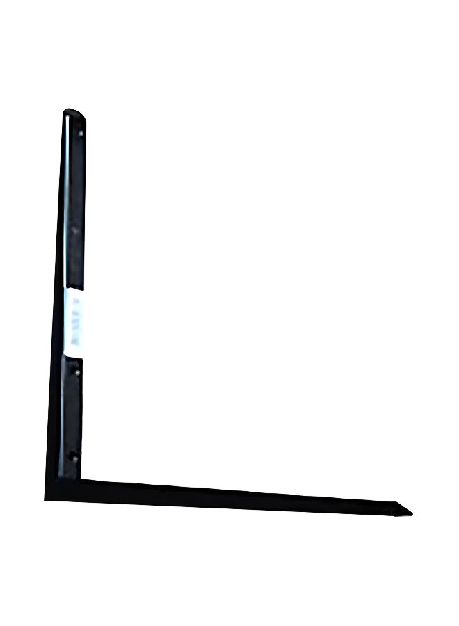 Micasa Premium Quality Sleek Design Mitred Shelf Bracket Black 20 x 20 cm 15505