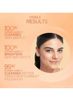 Pond's Bright Beauty VIT C+E+A Infused Facewash | Brighter & Clearer Skin | 100g  - Image 5
